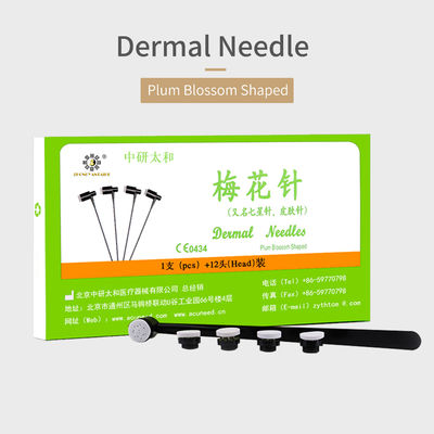 Kalite  ISO13485 Plum Blossom 7 Star Needle Acupuncture With 12 Replaceable Heads fabrika