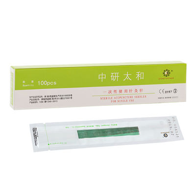 Diyaliz Paslanmaz Çelik Akupunktur İğneleri Tek Kullanımlık Sujok Akupunktur İğneleri