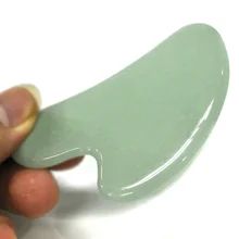 Ergonomik Tasarım Yüz Masajı Vücut kazımı için Guasha Masaj Taşı