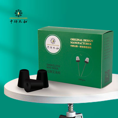 Siyah Yaşlı Kırılgan Moxibustion Vücudu İyileştirin Detoxify Sağlığı Artırın Semptomları Hafifletin Bitkisel Terapi