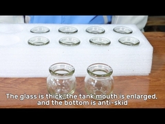 Çinli Anti-Aging Şeffaf Cam Vakum Kapı Set Yüz ve Vücut için