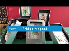 3D özel buzdolabı mıknatısı, kristal cam hediyelik buzdolabı mıknatısı